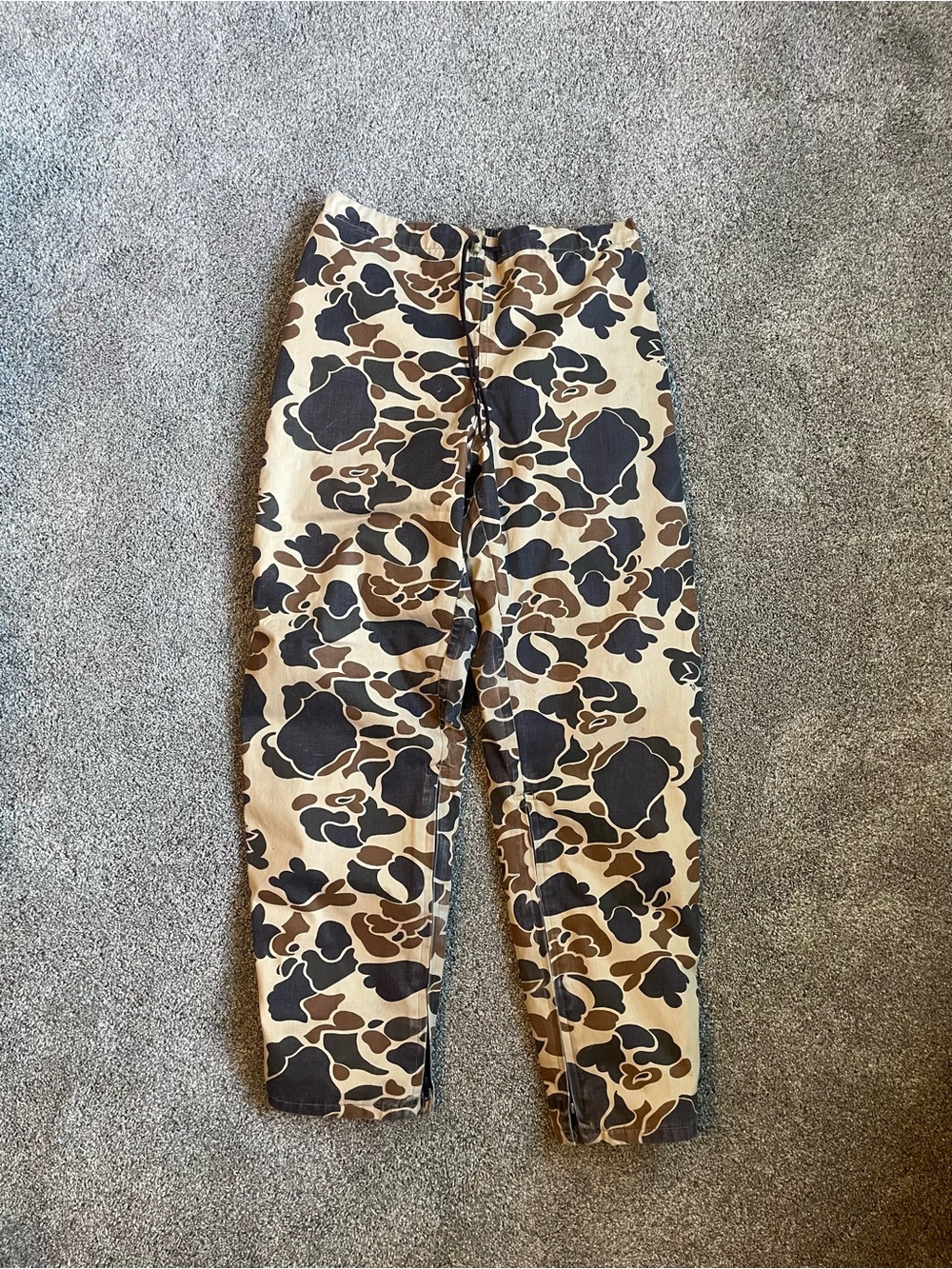 10X Vintage Duck Camo Goretex Jogger Pants Medium Regular Waist 32-34